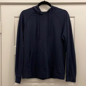 Women's Public Opinion Navy Hoodie‎ size medium